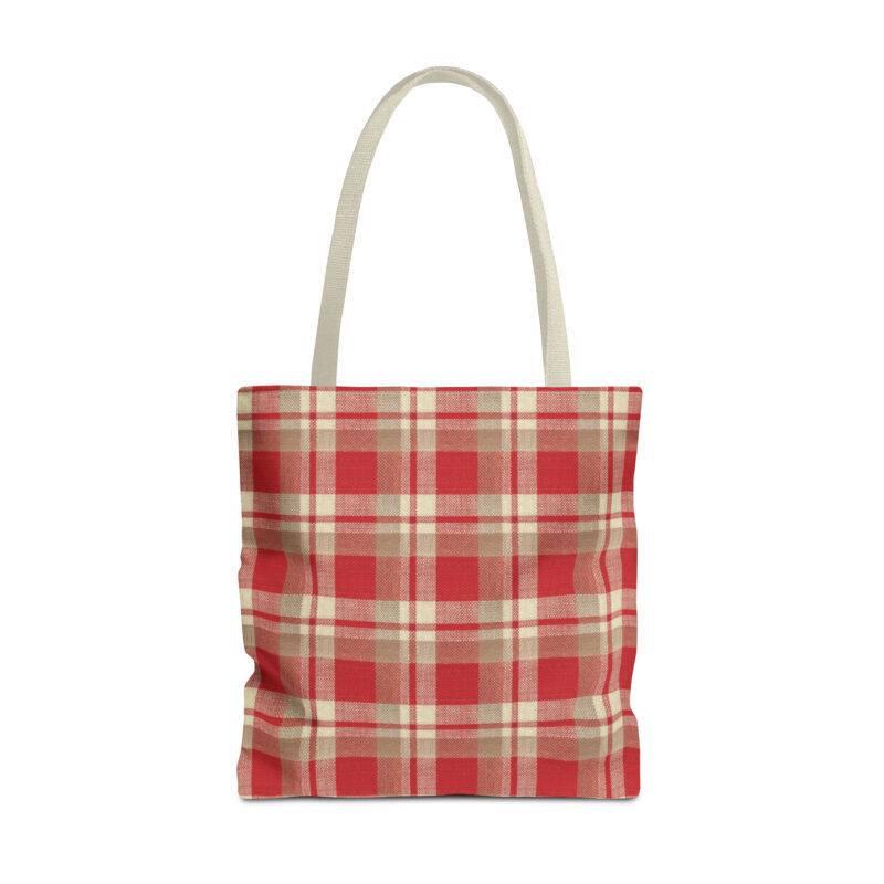 Anne Frank Diary Cover Plaid Tote Bag