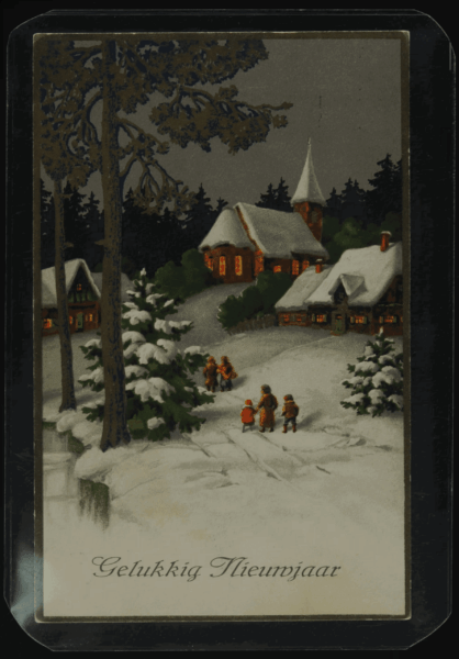 Anne Frank postcard sent to the Kugler family