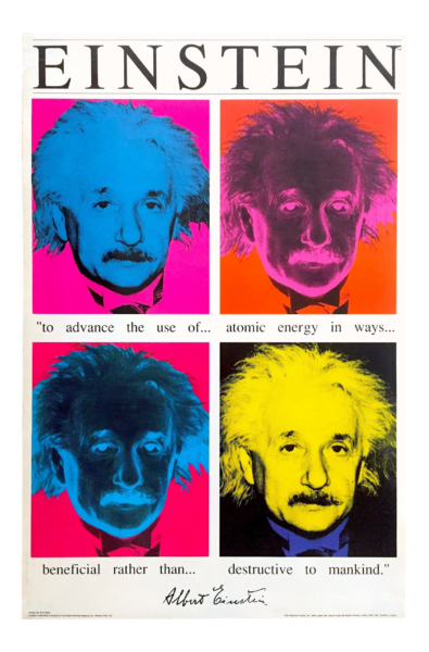 Andy Warhol Ten Portraits of Jews of the 20th Century Series - Albert Einstein