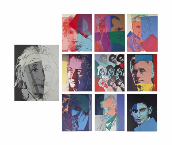 Andy Warhol Ten Portraits of Jews of the 20th Century Series