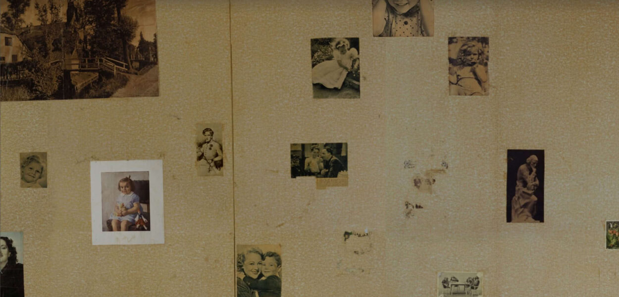 Secret Annex wall photos hung by Anne Frank Secret Annex wall photos hung by Anne Frank